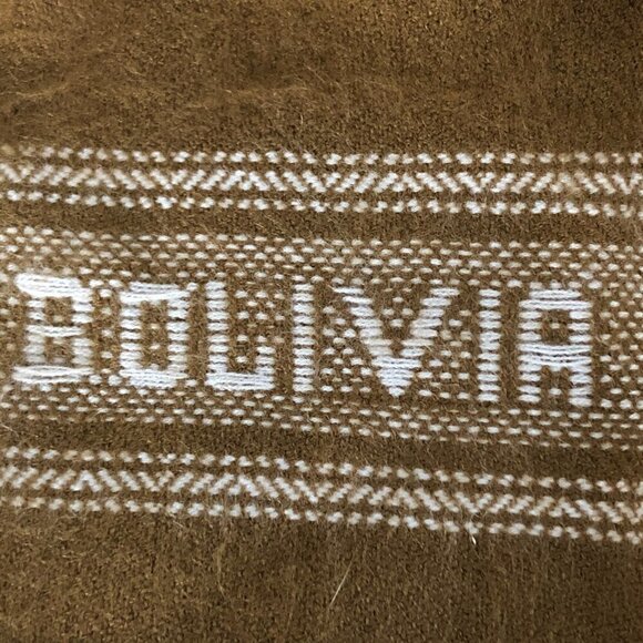 Hand Crafted in Boliva Alpaca Scarf - Picture 7 of 8